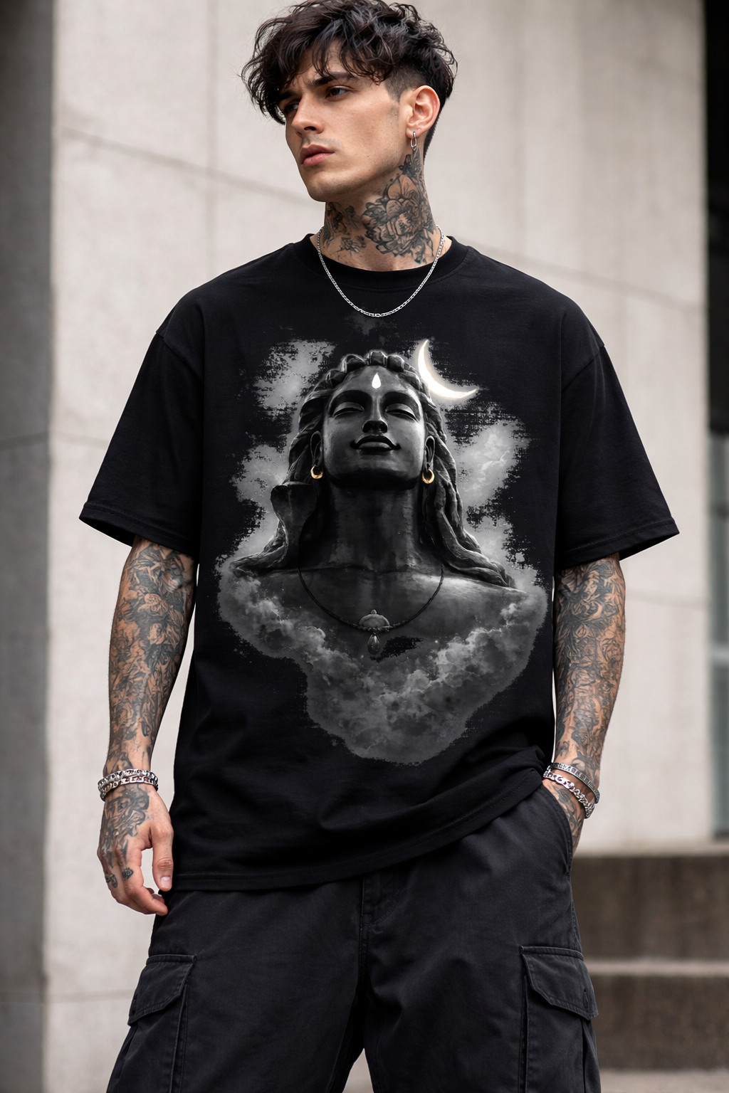 Mahadev Cosmic Calm T-Shirt
