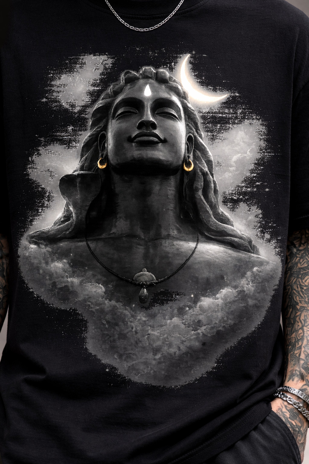 Mahadev Cosmic Calm T-Shirt - Image 2